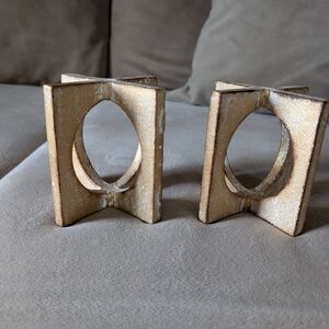 Hobby Lobby Gold Square Candle Holders
